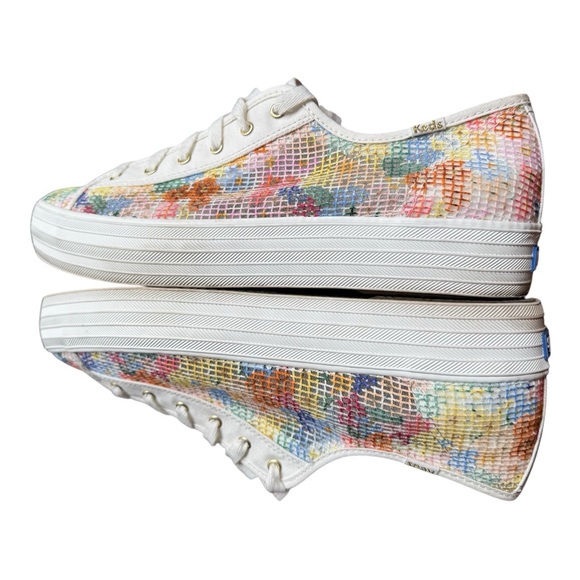 Keds x Rifle Paper Co. Triple Kick Mesh “Margaux” Lace-Up Sneakers - Picture 6 of 8